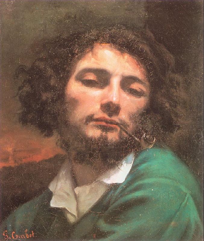 Courbet, Gustave Self-Portrait (Man with a Pipe) oil painting image